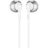 JBL In-Ear-Kopfhörer "In-ear wired headphones T205", silber (silberfarben), B:6cm H:2cm T:17,5cm, Kopfhörer, In-Ear-Kopfhörer