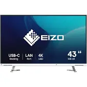 Eizo FlexScan EV4340X-WT, 108 cm (42.5"), 3840 x 2160 Pixel, 4K Ultra HD, LCD, 5 ms, Weiß