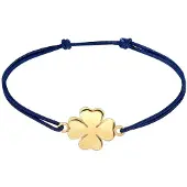 Elli Armkette "Armband Kleeblatt Glück Talisman 925 Silber" Gr. 160, gold, Armbänder, Damen, Silber 925 (Sterlingsilber), Armkette