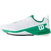Wilson Tennisschuhe Rush Pro 4.5 Clay/Sandplatz 2025 weiss/grün Herren