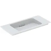 Geberit Möbelwaschtisch One 90x40cm, o HL, Ü verd., we. K-Tect/Bl vc