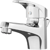 Stiebel Eltron Waschtischarmatur "MAE-W", silber (verchromt), B:17cm H:9cm T:21cm, Armaturen, Waschtischarmatur, drucklos, für Mini Durchlauferhitzer/Untertischboiler 5 l Niederdruck
