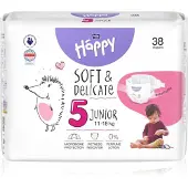 Bella Baby Happy Soft&Delicate Einwegwindeln mit Kanälen Junior 11-18 kg 38 St.