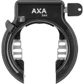 Axa Rahmenschloss Solid Retractable schwarz, Schlüssel abziehbar