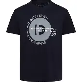 Tom Tailor Denim T-Shirt Herren Baumwolle blau bedruckt, S 742813-0004-09900