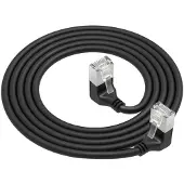 ACT DA5903, 3 m, Cat6a, U/FTP (STP), RJ-45, RJ-45, Schwarz
