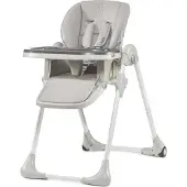 Kinderkraft Hochstuhl "YUMMY", Kinder, Gr. B/H/T: 55,5cm x 105cm x 84,5cm, grau, Stühle Hochstuhl, Topseller