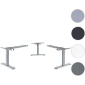 Mendler 3in1 Gestell HWC-D40, variables Tischgestell, elektrisch höhenverstellbar Memory 47kg grau