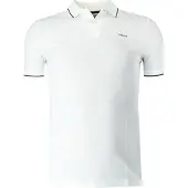 Gant Herren Poloshirt - Tipping Pique Rugger, Kurzarm, Knopfleiste, Logo, Uni We