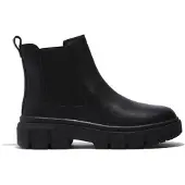 Timberland für Damen. TB0A5ZCG0011 Chelsea Field Halbhohe Lederstiefeletten Schwarz (38.5 W), Wohnung, Keine, Lässig
