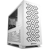 Sharkoon MS-Z1000, Micro Tower, PC, Weiß, micro ATX, Mini-ITX, Gaming, 13,5 cm