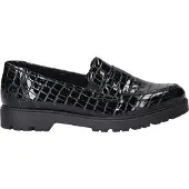 Rieker Mocassin Mocassin - Zwart croco lak - Maat 41