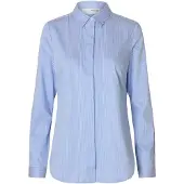 Selected Romie Striped Fitted Langarmhemd