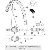 Mavic Deemax Pro Tubeless Hinterradfelge
