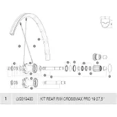 Mavic Crossmax Pro 19 Hinterradfelge