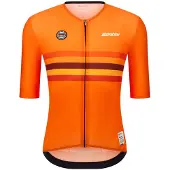 Santini Uci World Champion Netherlands 2025 Kurzarm-radtrikot