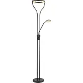 Globo LED-Deckenfluter Ebro mit LED-Leselampe, dimmbar