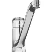 Stiebel Eltron Küchenarmatur MAE-K, drucklos, für offene Warmwasserspeicher, Untertischboiler 5 Liter Niederdruck, silber, 205616