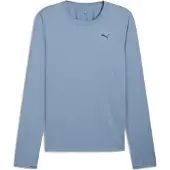 Puma M Cloudspun LS Tee cool blue (34) XL