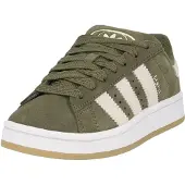Adidas Sneaker ORIGINALS "CAMPUS 00S KIDS", Kinder, Gr. 38, weiß (medium schwarz khaki, sanftes weiß, cloud weiß), Leder, Schuhe Sneaker, für Kinder & Jugendliche