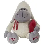 Creaciones Llopis Stofftier Amour 38 cm Schaf Herz