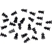 Sram Frame Plug Tacklebox Refill 25 Einheiten Stopper Schwarz 5.7-6.0 mm Schwarz 5.7-6.0 mm