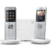 Gigaset CL660, Analoges/DECT-Telefon, Kabelloses Mobilteil, Freisprecheinrichtung, 400 Eintragungen, Anrufer-Identifikation, Grau