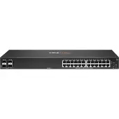 HP HPE Aruba Networking CX 6100 24G 4SFP+ Switch, Managed, L3, Gigabit Ethernet (10/100/1000), Rack-Einbau, 1U