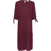 Cream Midikleid "Damen Kleid CRAya", Damen, Gr. 40, N-Gr, rot (zinfandel), Obermaterial: 100% Viskose CV., Kleider Midikleid