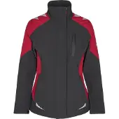 Engel Galaxy Damen-Softshell-Jacke 8815-229 Gr. M Anthrazit Grau/Tomato Red