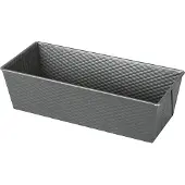 Kaiser Brotbackform "Inspiration", grau, B:12cm L:31,3cm T:7,8cm, Stahl, Küchenformen, Brotbackform, Brotbackform, Kastenbackform, Stahl antihaftbeschichtet, langlebig