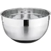 Weiss Weis Premium, Salatschüssel, Rund, Silikon, Edelstahl, Schwarz, Edelstahl, Metallisch, 5 l