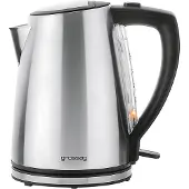 Grossag Wasserkocher WK45 Edelstahl-Topf 1,2l