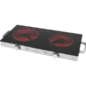 ProfiCook Profi-Cook Infrarot-Doppelkochplatte | Energiesparende Herdplatte | kratzfeste Glaskeramik | für alle Topfarten | 2800 W | PC-DKP 1211