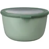 Mepal Multischüssel Cirqula - Mikrowellengeschirr - Multikom 2000 ml - Nordic sage - Meal prep box - Frischhaltedosen mit Deckel