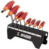 Unior 193hx-us.1 629820 Hex Sechskant-t-griff-schlüssel 8 Stücke