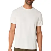 Asics für Herren. 2011D221 Beigefarbenes Core SS-T-Shirt (XL), Lässig, Sportlich, Baumwolle, Multisport, Kurzarm