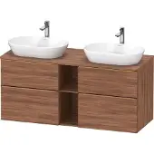 Duravit Waschtischunterschrank D-Neo 140x55cm, 2 SBK, 2 A, B bs, b geb/Nu Nat