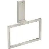 Hansgrohe AXOR UNIVERSAL Rectangular Handtuchring, Metall, schwenkbar, 42623800, Farbe: Edelstahl-Optik
