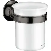 Hansgrohe AXOR Montreux Zahnputzbecher, 42134330, Farbe: Polished Black Chrome