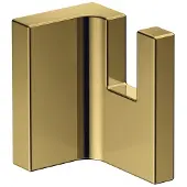 Hansgrohe AXOR UNIVERSAL Rectangular Handtuchhaken, Metall, 42611990, Farbe: Polished Gold Optic