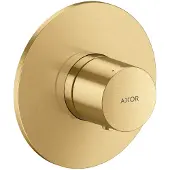 Axor One Thermostatmodul Unterputzmodell, 48711250, Farbe: Brushed Gold Optic