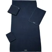 Ross Saunatuch "SELECTION", blau (nachtblau), B:80cm L:200cm, Frottier, Obermaterial: 100% Baumwolle, Handtücher, Saunatuch, Aus Bio-Baumwolle