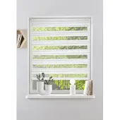 My Home Doppelrollo "TIMELI", Lichtschutz, Sichtschutz, ohne Bohren, freihängend, Klemmfix-Doppelrollo, NEUHEIT