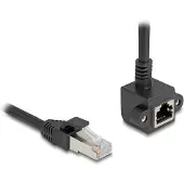 DeLOCK 81098, 2 m, Cat6, F/UTP (FTP), RJ-45, RJ-45, Schwarz