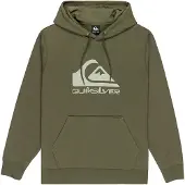 Quiksilver Kapuzensweatshirt "Comp Logo", Herren, Gr. XS, grün (grape leaf), Obermaterial: 60% Baumwolle, 40% Polyester., Sweatshirts Kapuzensweatshirt
