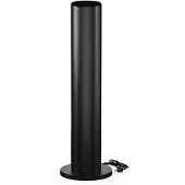 Blumfeldt SmartFlow Tower 700W Infrarotheizung – 360° Wärme, Edelstahl, WLAN- & App-Steuerung, Thermostat, Überhitzungsschutz, Kindersicherung, Touch Control, Ideal für Räume bis 14 m², Schwarz