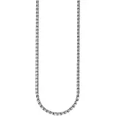 Thomas Sabo Silberkette "Venezia-Kette geschwärzt" Gr. 53, silber (silberfarben), Halsketten, Damen, 53, Silber 925 (recycelt), Silberkette, Made in Germany