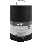 MSV 3700703902652, 3 l, Rund, Edelstahl, Schwarz, Terrasse, Edelstahl