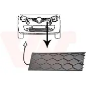 VAN WEZEL Kühlergitter ** Equipart ** 4368511